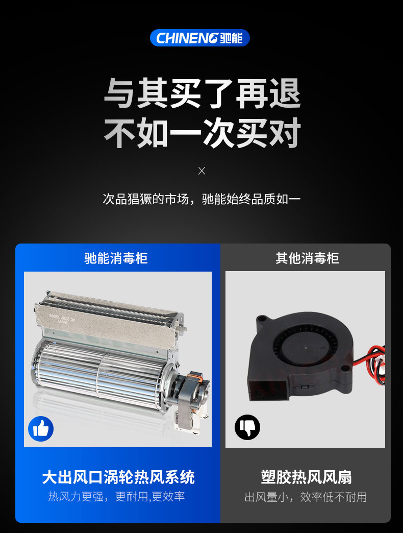 DB多宝视讯多室消毒柜与其他消毒柜对比1